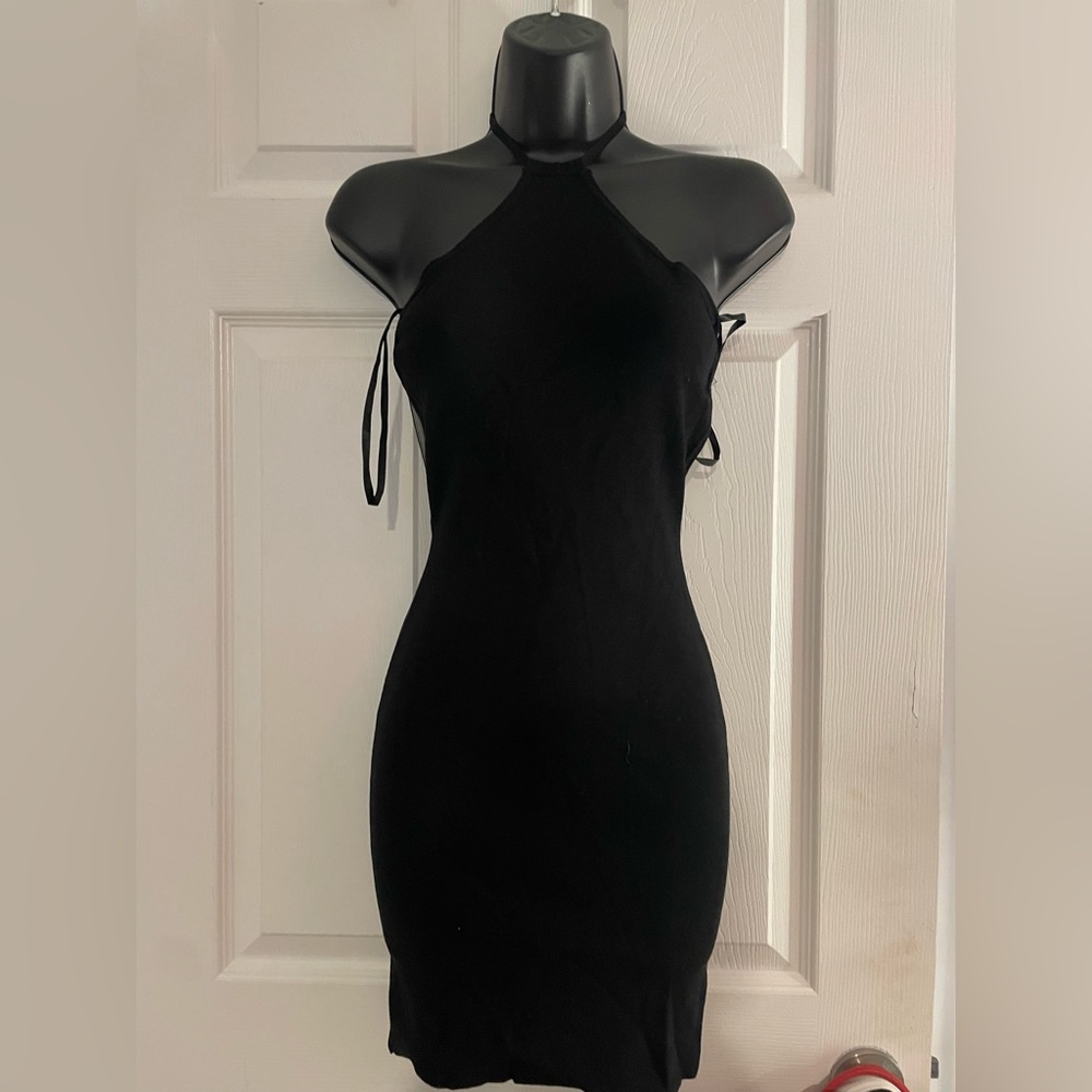 Hera black cocktail dress